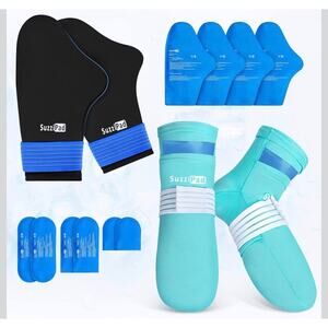 SuzziPad Cold Therapy Socks & Hand Gel Ice Pack, Chemo Care Package